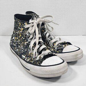 Converse Chuck Taylor All Star High Top Multi Black Canvas Sneaker Women's 6.5